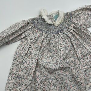 Vintage Allison Scott for Spencerville Floral Girls Dress 12 mos.